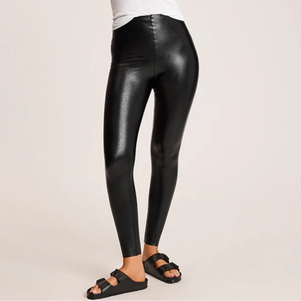 Commando Black Faux Leather Leggings - NWT